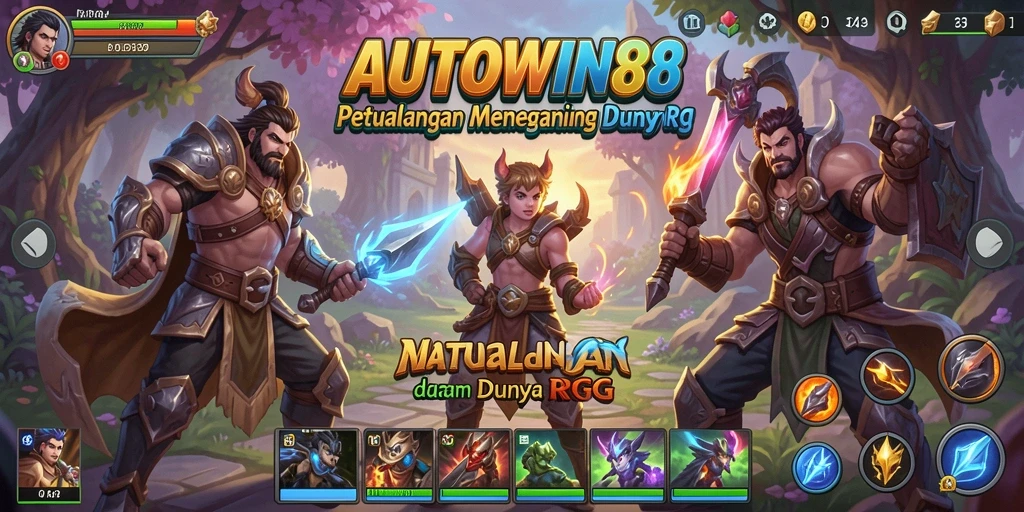 Menampilkan momen petualangan mendebarkan di AUTOWIN88.