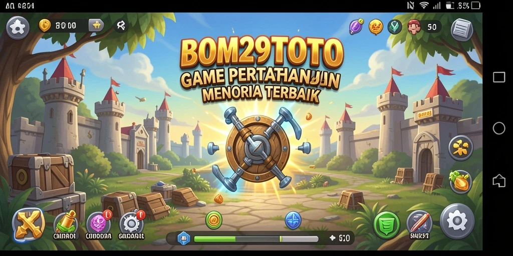 Gameplay menara pertahanan yang seru dan strategis dalam BOM29TOTO.