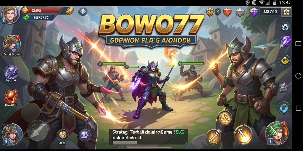 Tampilan gameplay BOWO77 yang memukau dan strategis.
