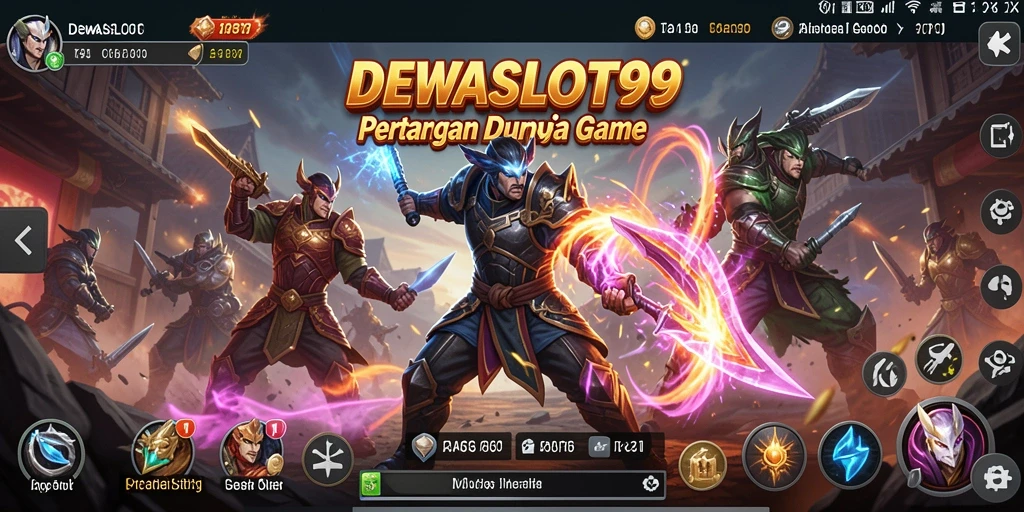 Tampilan gameplay intens dari <strong>DEWASLOT99</strong> dengan aksi pertarungan seru.