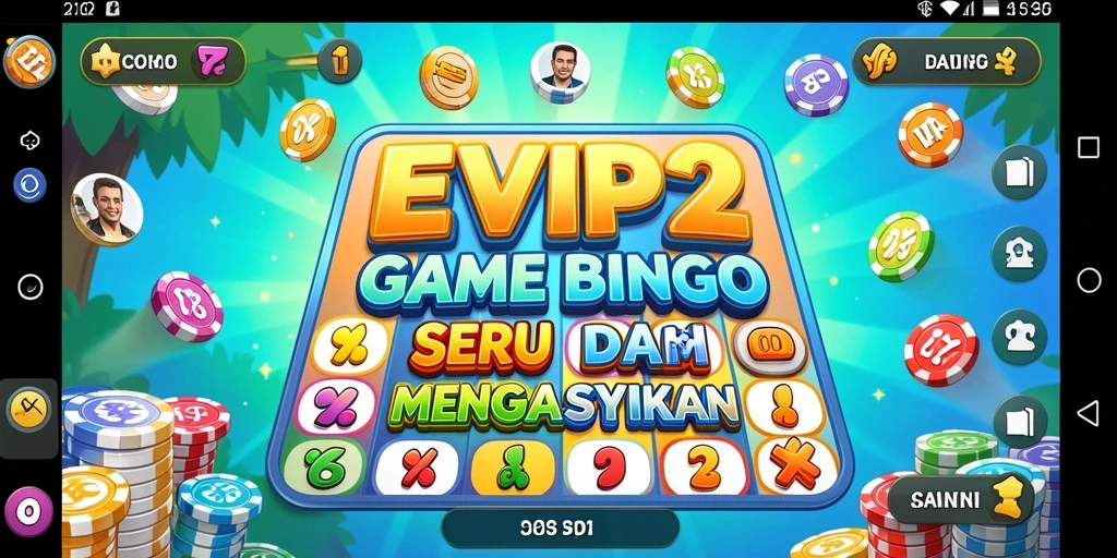 Tampilan gameplay yang seru dan interaktif di EVIP2 Bingo.