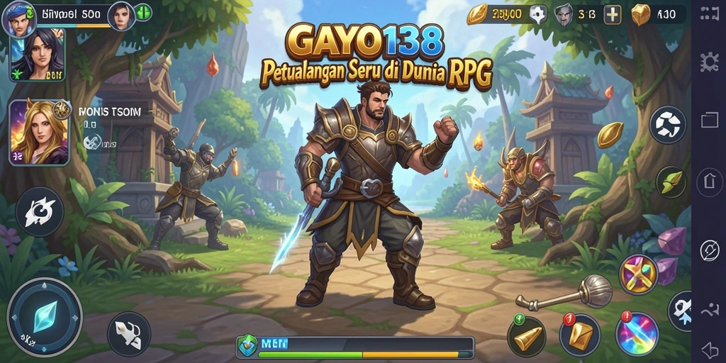 Tangkapan layar GAYO138 menampilkan suasana gameplay yang mendebarkan di dunia RPG.