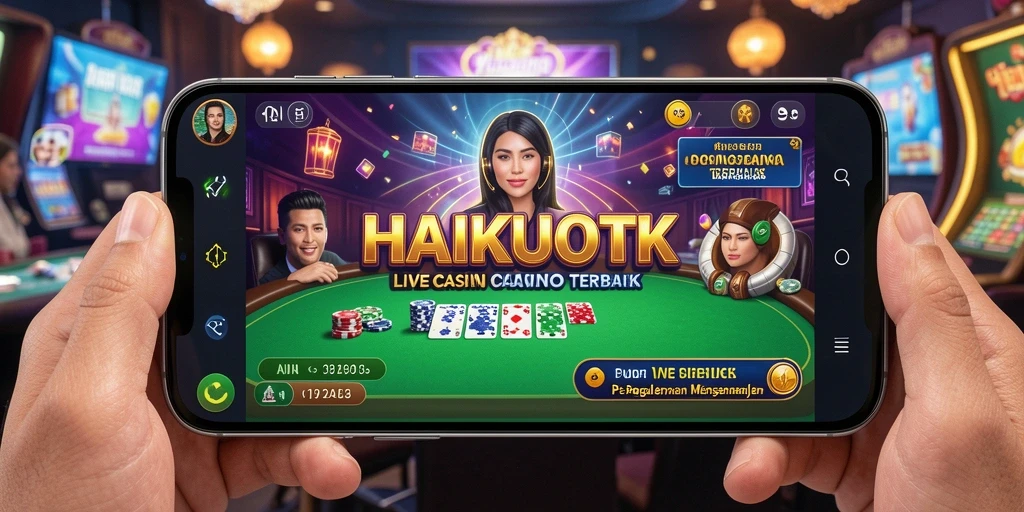 Tampilan gameplay HAIKUOTK yang menarik dan interaktif di Live Casino.
