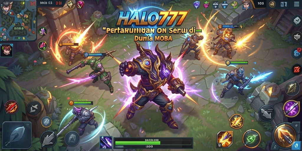 Tangkapan layar gameplay HALO777 yang intens dan penuh aksi.