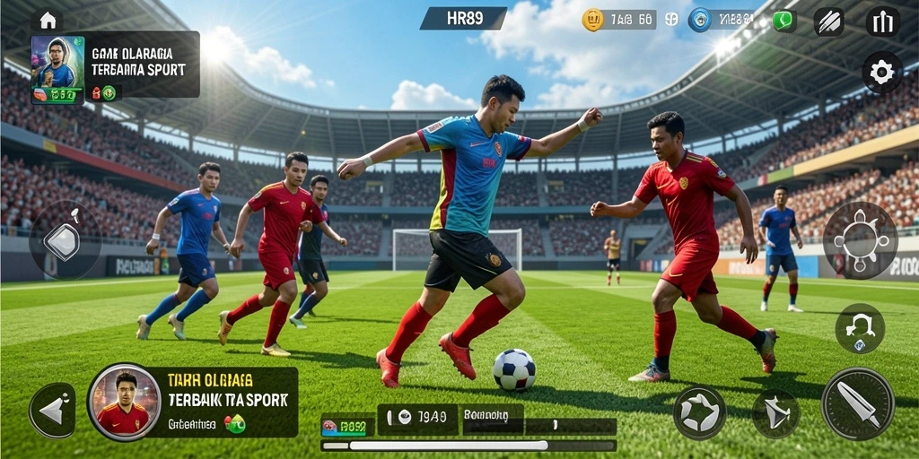 Tampilan gameplay dinamis dan menantang dalam HR89.