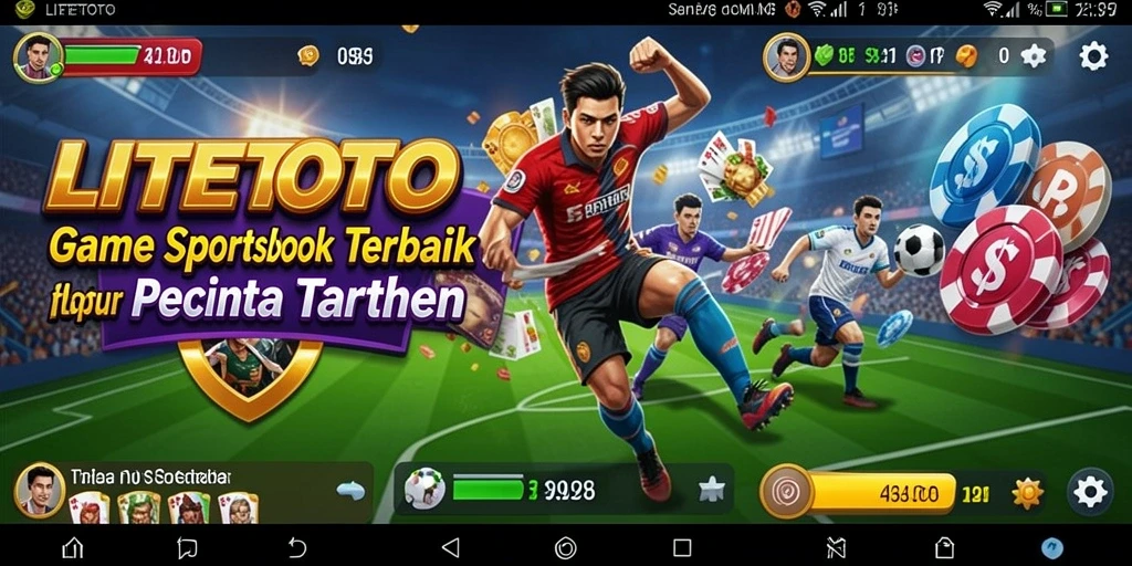 Screenshot menunjukkan gameplay menarik LITETOTO dalam taruhan olahraga.