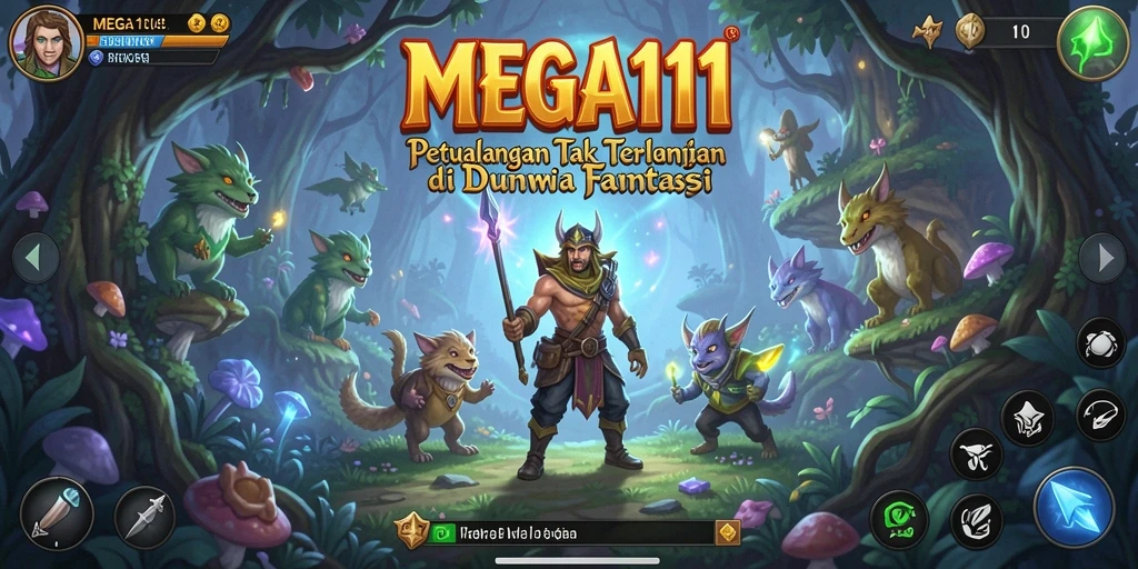 Tampilan gameplay MEGA111 yang menarik dan menantang.