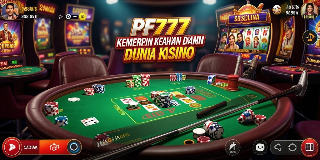Tampilan menarik gameplay kasino di PF777 dengan grafis yang memikat.