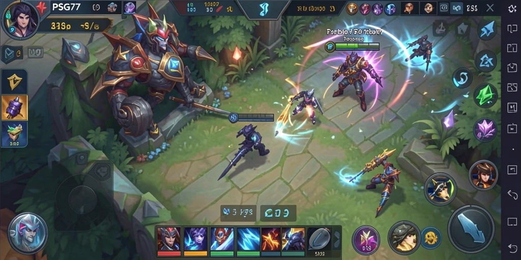 Gameplay intens di PSG77 dengan berbagai karakter dan strategi.