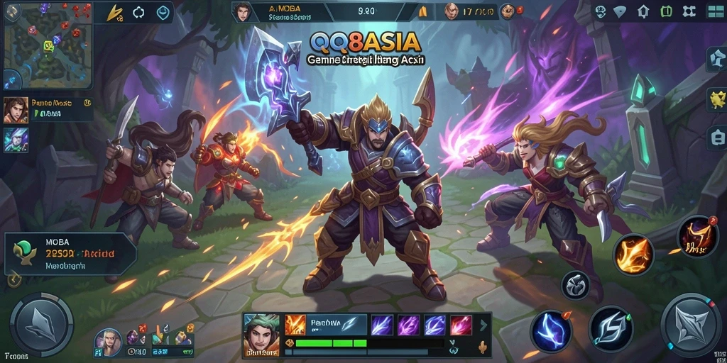 Tampilan menarik dari gameplay <strong>QQ88ASIA</strong> dengan aksi pertarungan yang intens.