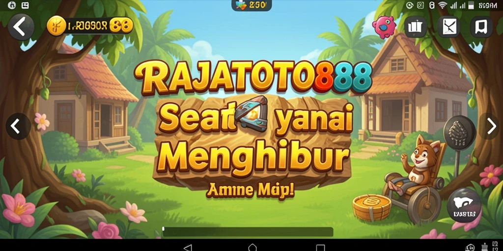 Tampilan gameplay RAJATOTO88 yang menarik dan menyenangkan.