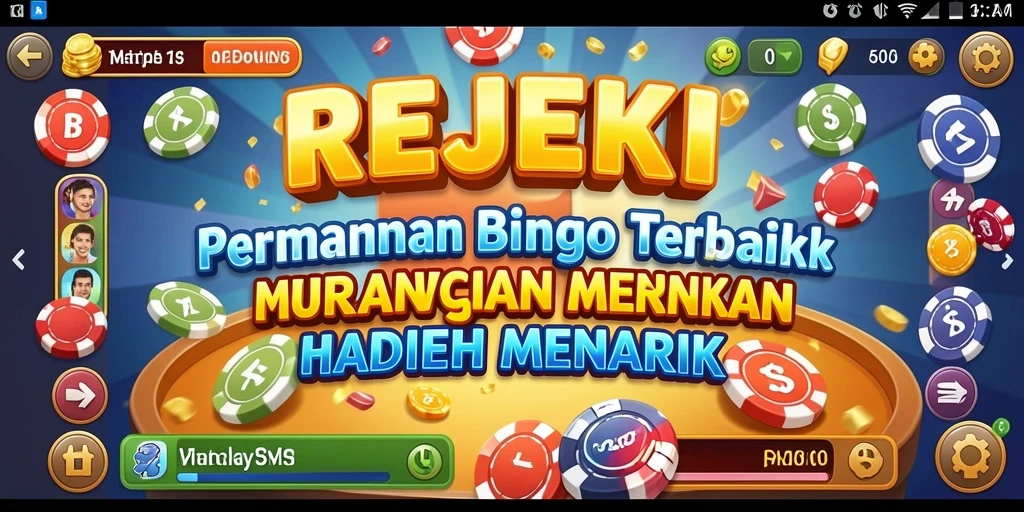 Tampilan gameplay REJEKI dengan keseruan Bingo yang menanti.