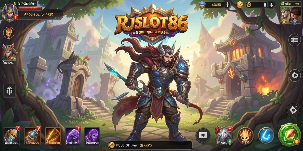Gameplay RJSLOT88 yang memukau dengan aksi pertempuran yang intens.