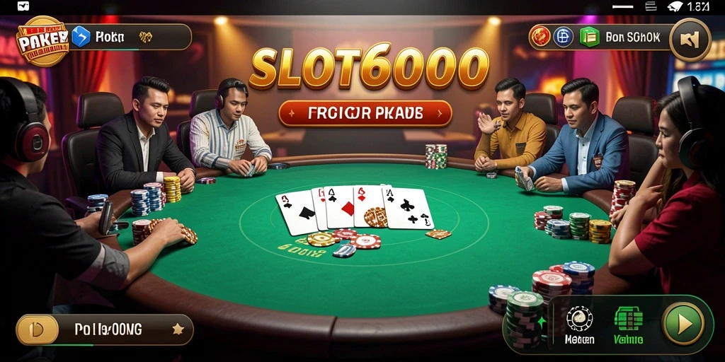 Tampilan gameplay SLOT6000 yang mendebarkan dan interaktif.