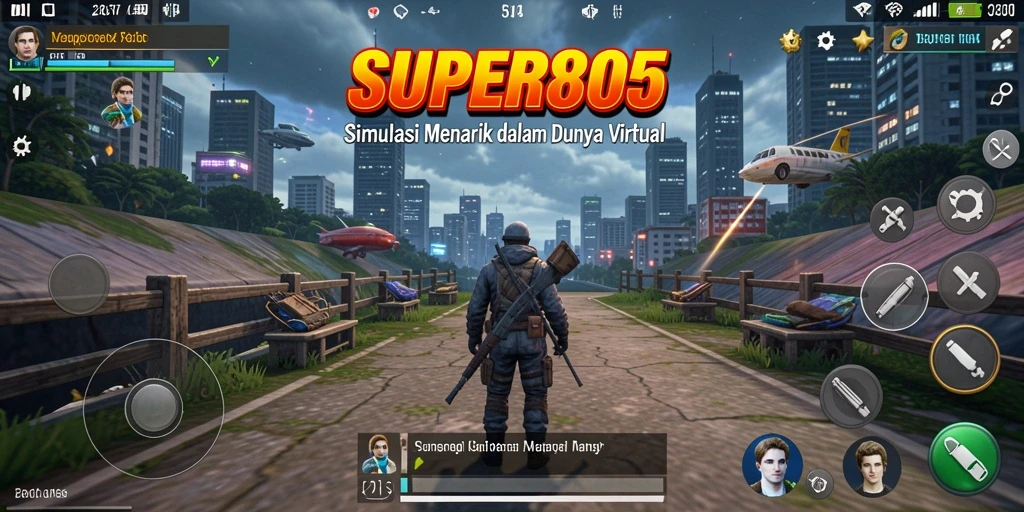 Screenshot dari gameplay SUPER805 yang menampilkan pengalaman simulasi yang mendalam.