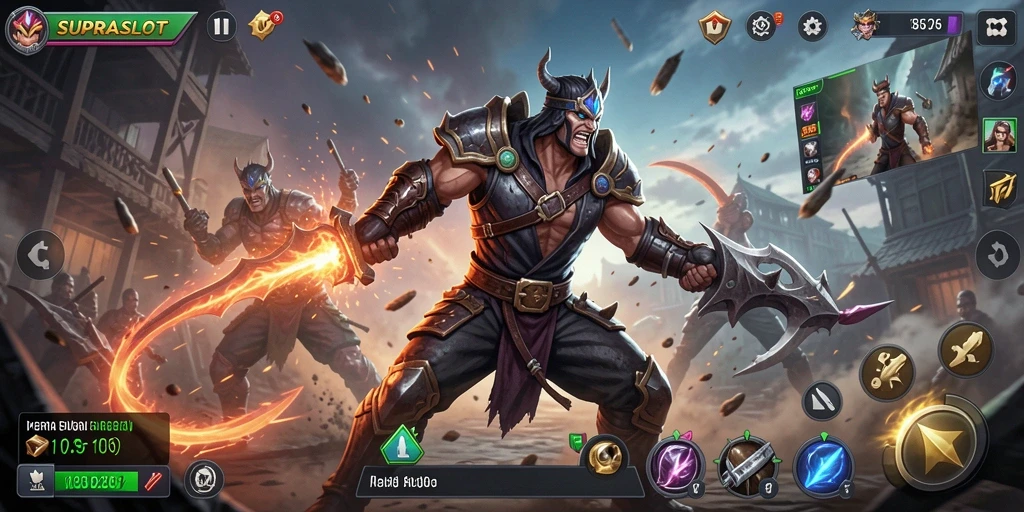 Gameplay seru SUPRASLOT dengan aksi yang mendebarkan dan grafis menawan.